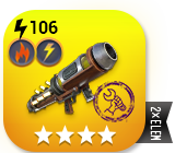 [MODDED] 1x Vacuum Tube Launcher - 4 Stars【Fire+Nature】